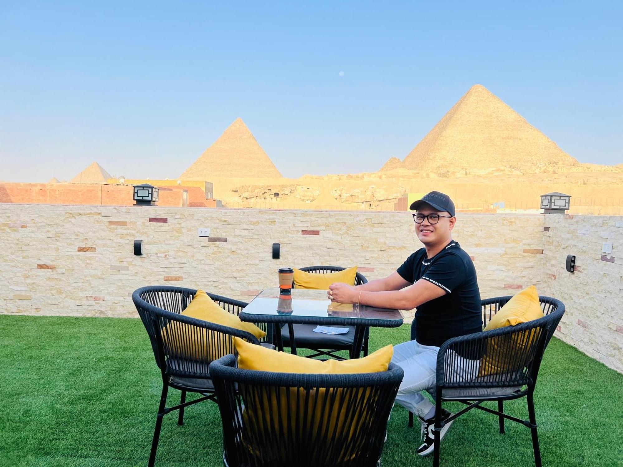 Hotel New Scarab Pyramids View Kafret el-Gabal Exterior foto