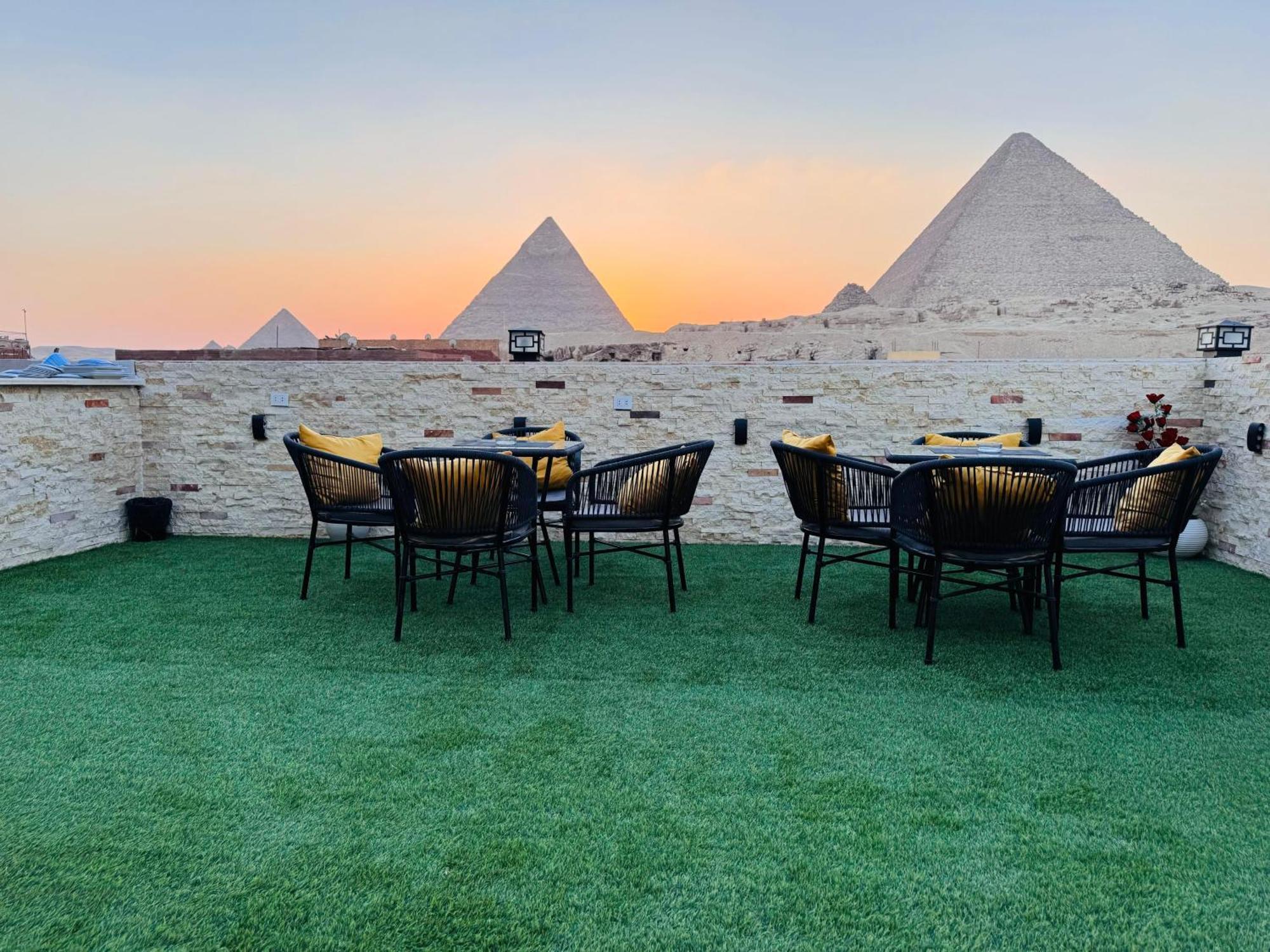 Hotel New Scarab Pyramids View Kafret el-Gabal Exterior foto