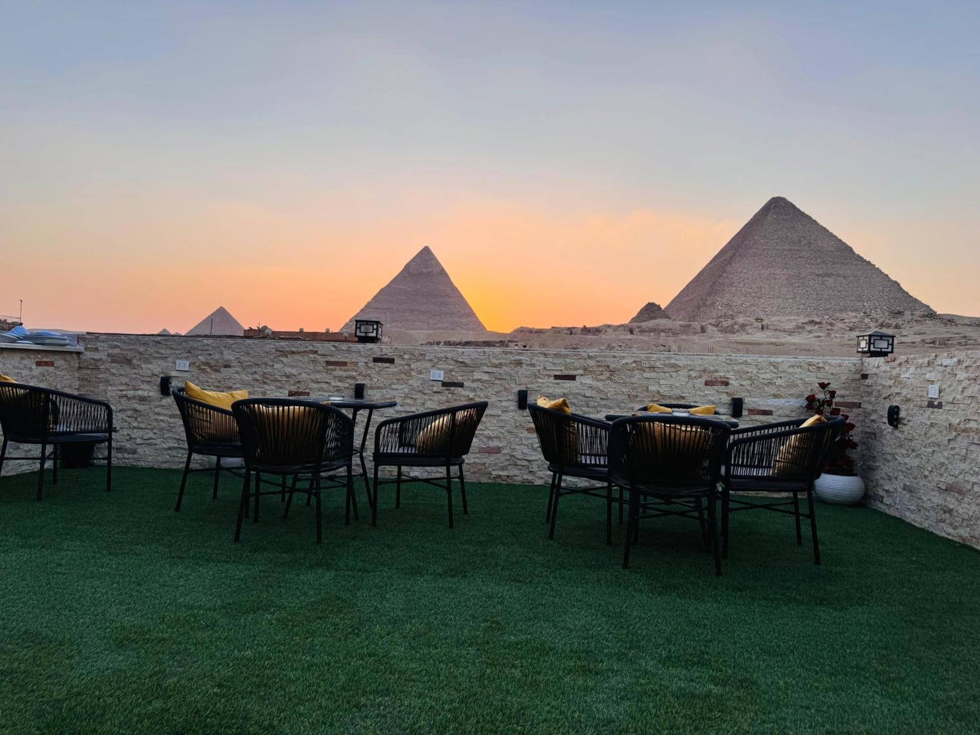 Hotel New Scarab Pyramids View Kafret el-Gabal Exterior foto