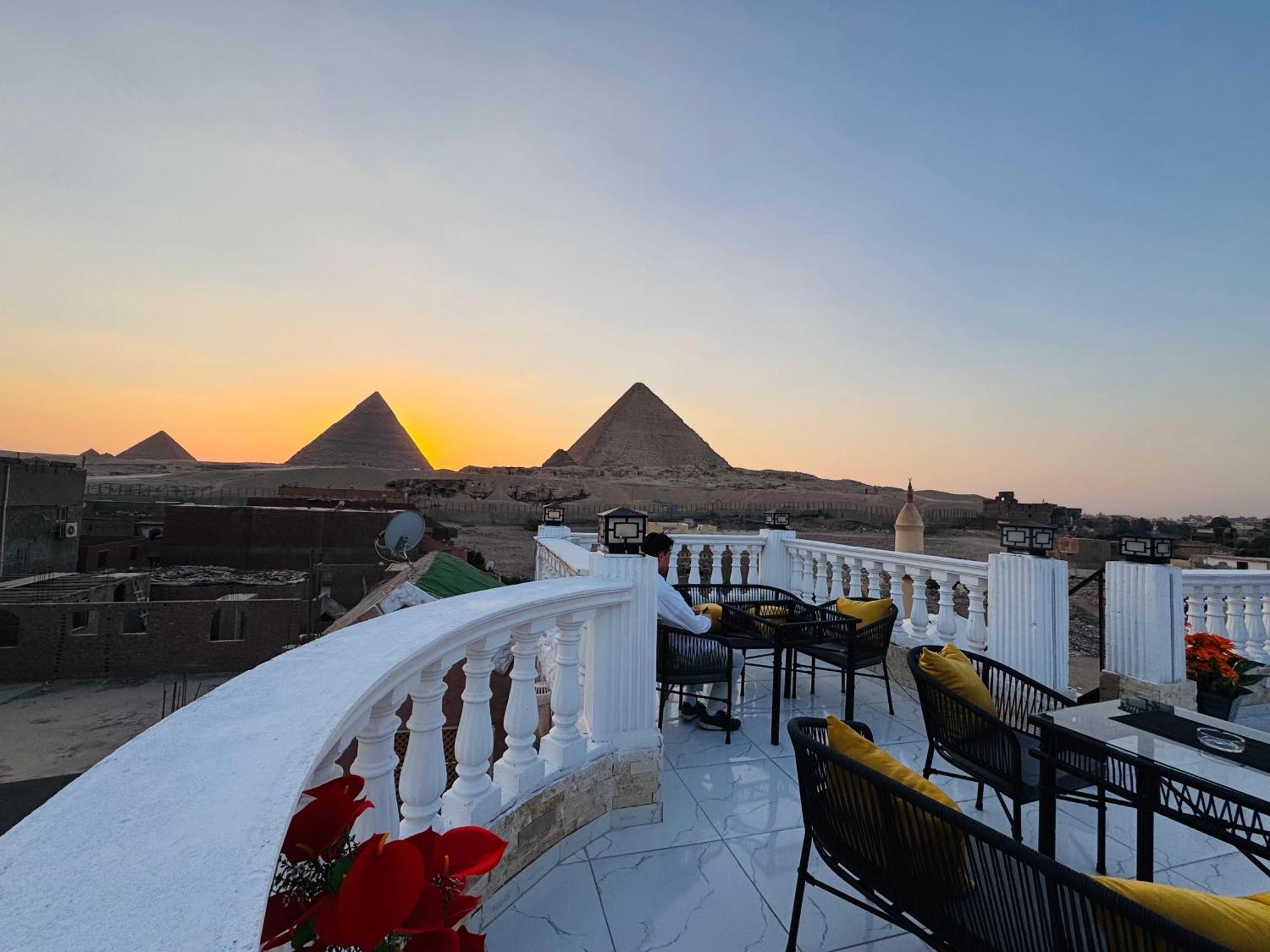 Hotel New Scarab Pyramids View Kafret el-Gabal Exterior foto