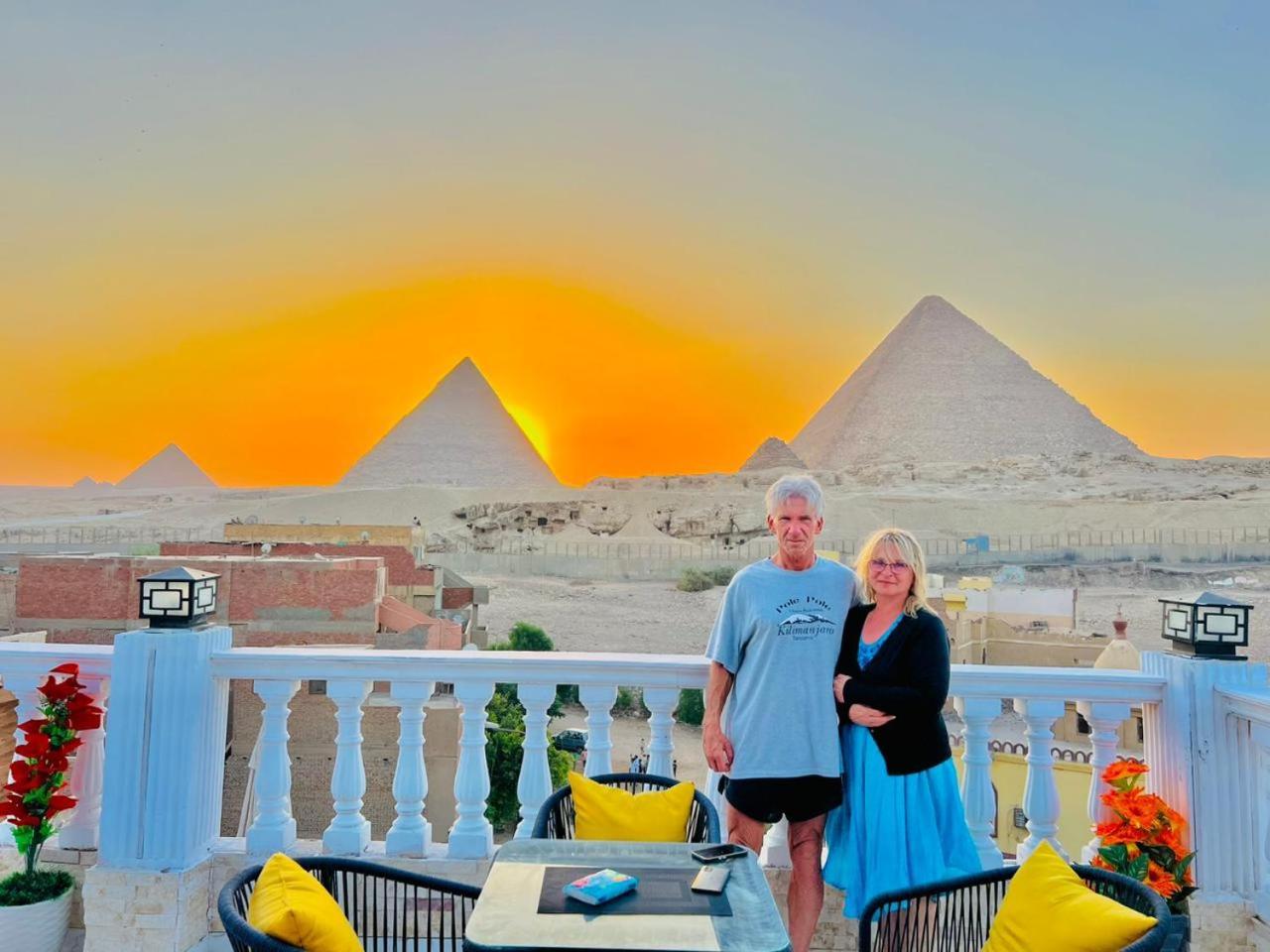 Hotel New Scarab Pyramids View Kafret el-Gabal Exterior foto